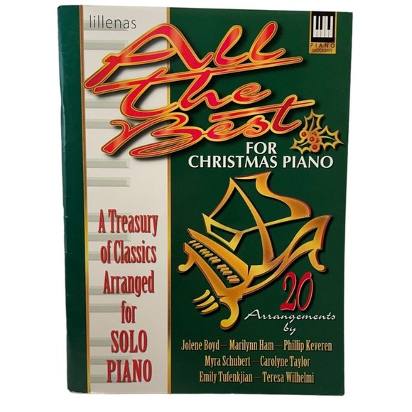 All the Best Christmas Solo Piano Songbook Sheet Music 20 Songs Carols 2002 - Picture 1 of 8
